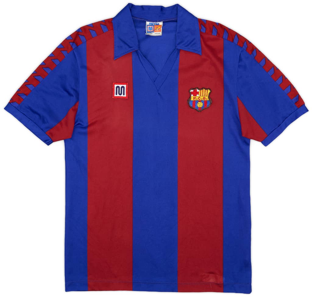 1984-89 Barcelona Home Shirt - 8/10 - (S)