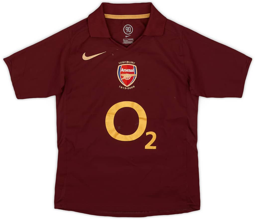 2005-06 Arsenal Home Shirt - 6/10 - (S.Boys)