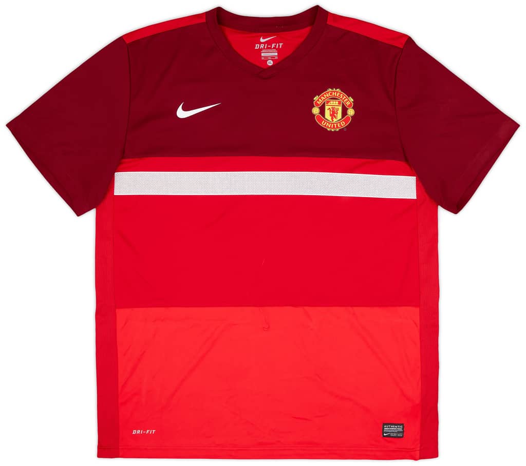 2011-12 Manchester United Nike Training Shirt - 8/10 - (XL)