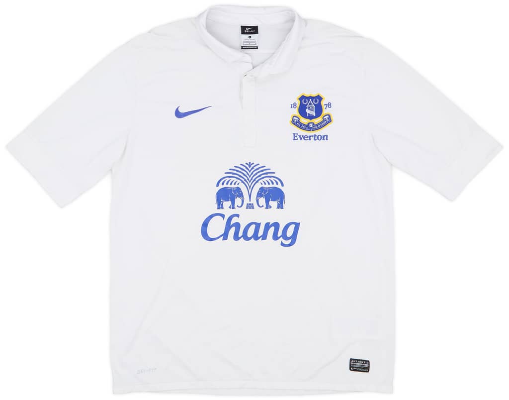 2012-13 Everton Third Shirt Baines #3 - 7/10 - (L)