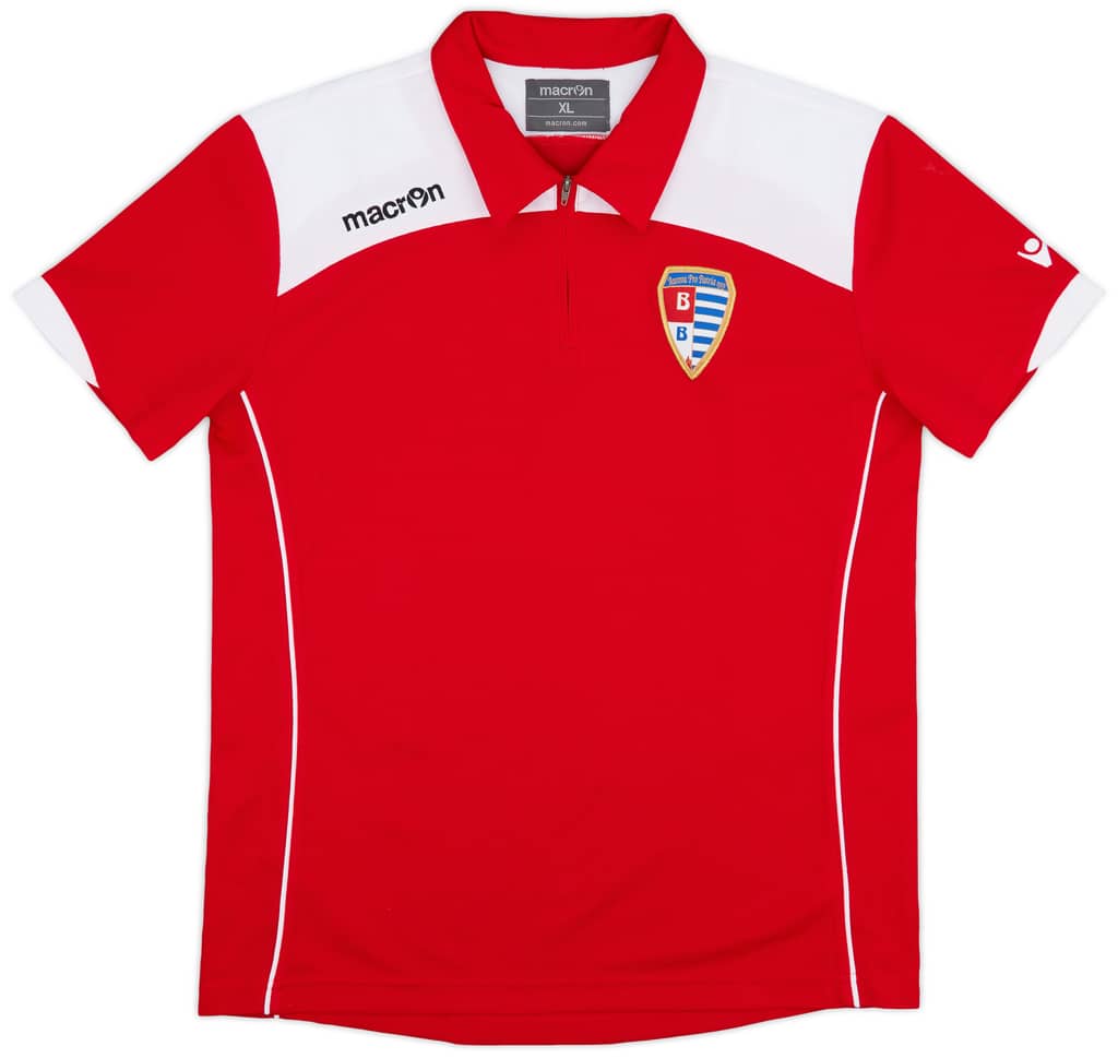 2015-16 Aurora Pro Patria Macron 1/4 Zip Polo shirt - 9/10 - (XL)