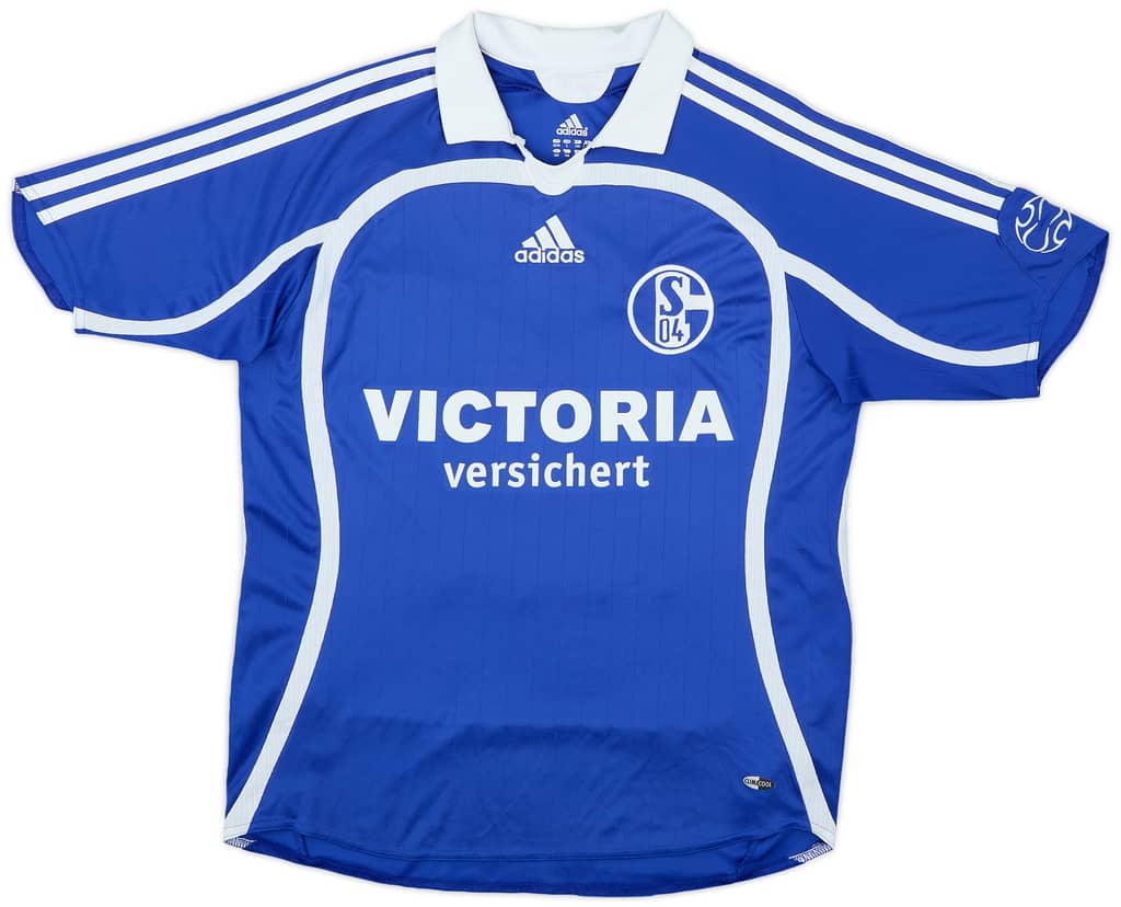 2006-07 Schalke Home Shirt Lovenkrands #11 - 7/10 - (XL.Boys)