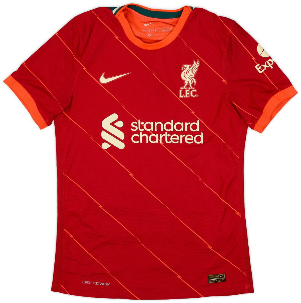 2021-22 Liverpool Authentic Home Shirt M.Salah #11 - 9/10 - (S)