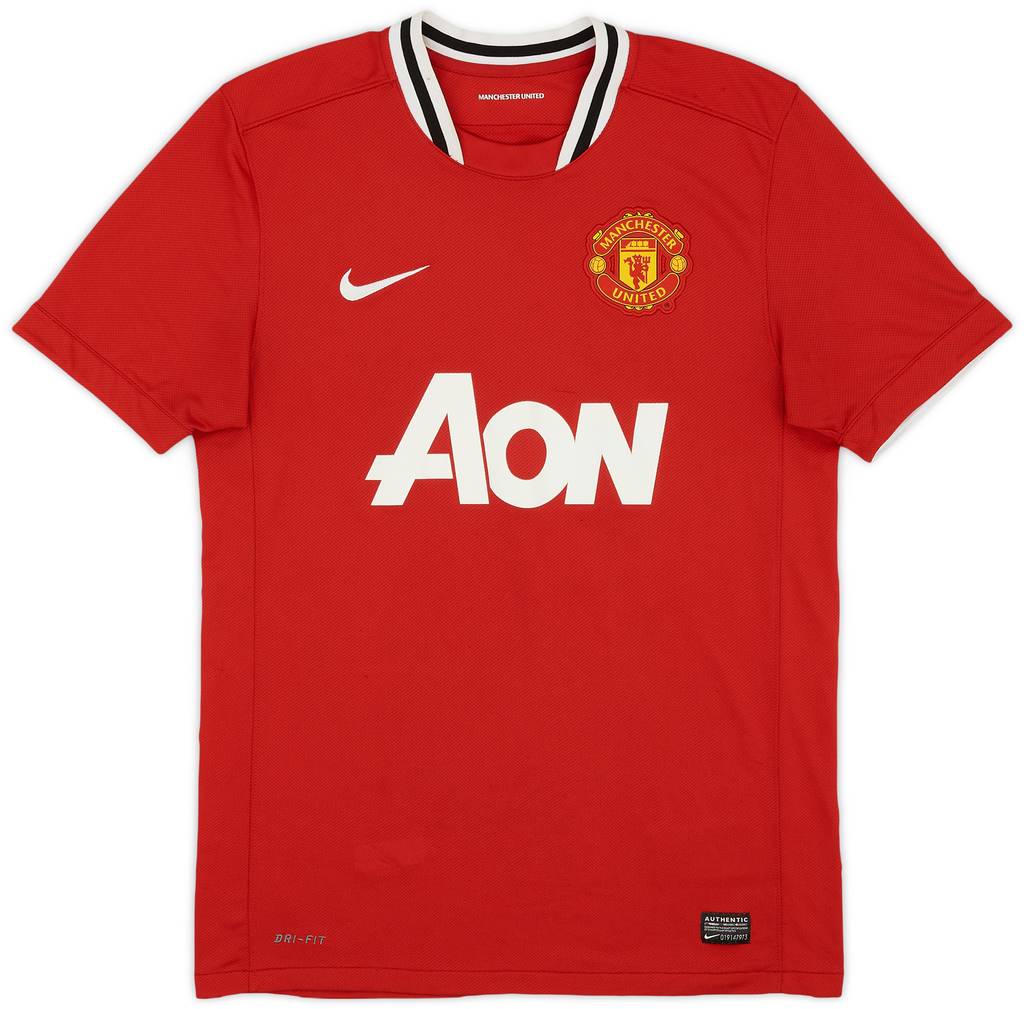 2011-12 Manchester United Home Shirt Cleverley #23 - 5/10 - (M)