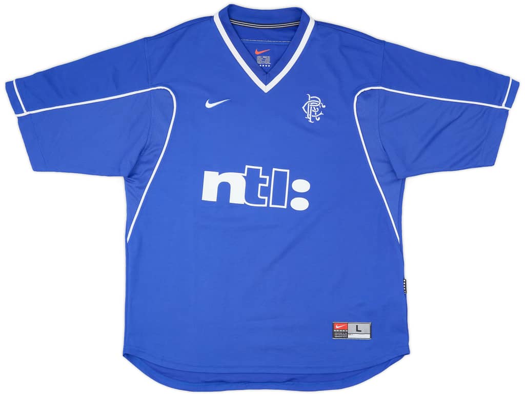 1999-01 Rangers Home Shirt - 8/10 - (L)