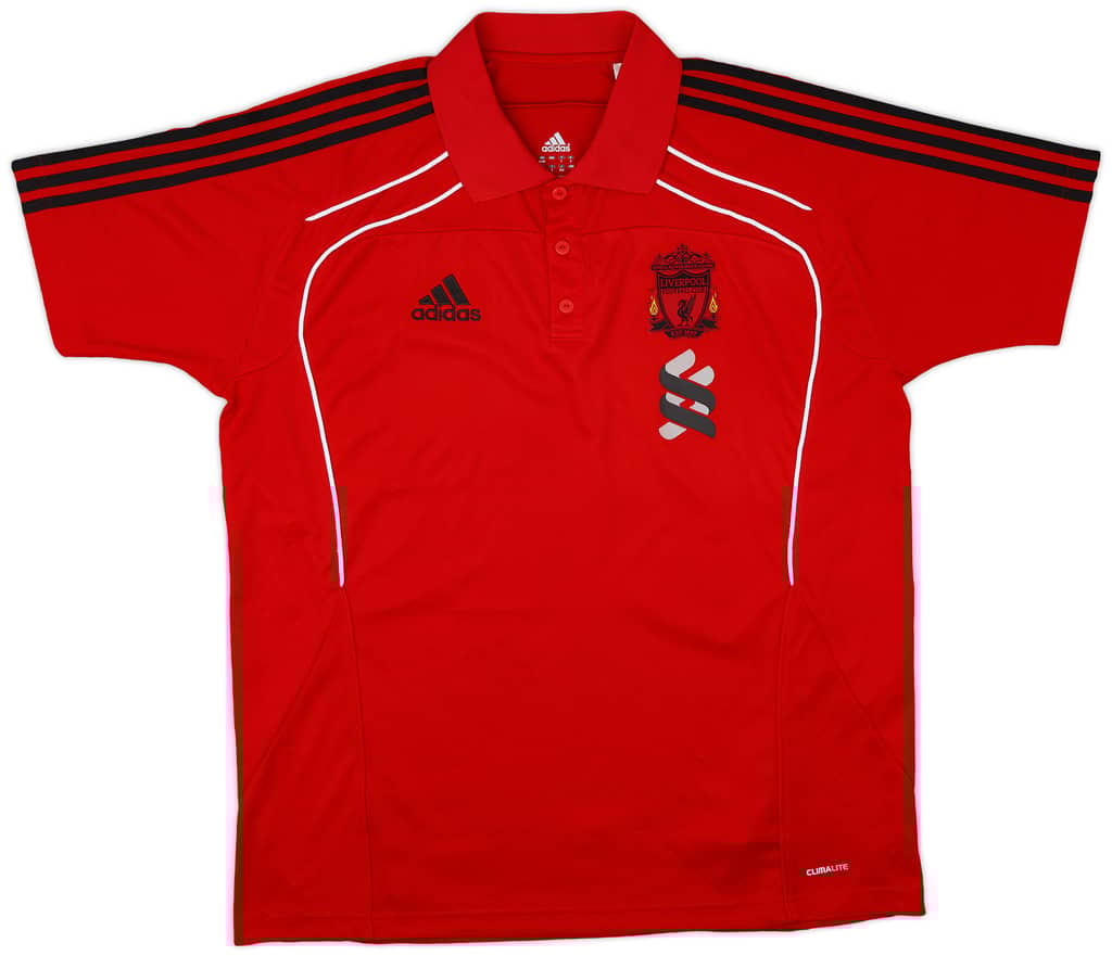 2010-11 Liverpool adidas Polo Shirt - 9/10 - (XL)