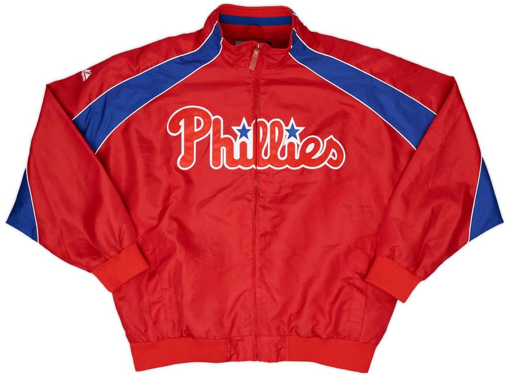 2005-06 Philadelphia Phillies Majestic Rain Coat - 9/10 - (XXL)