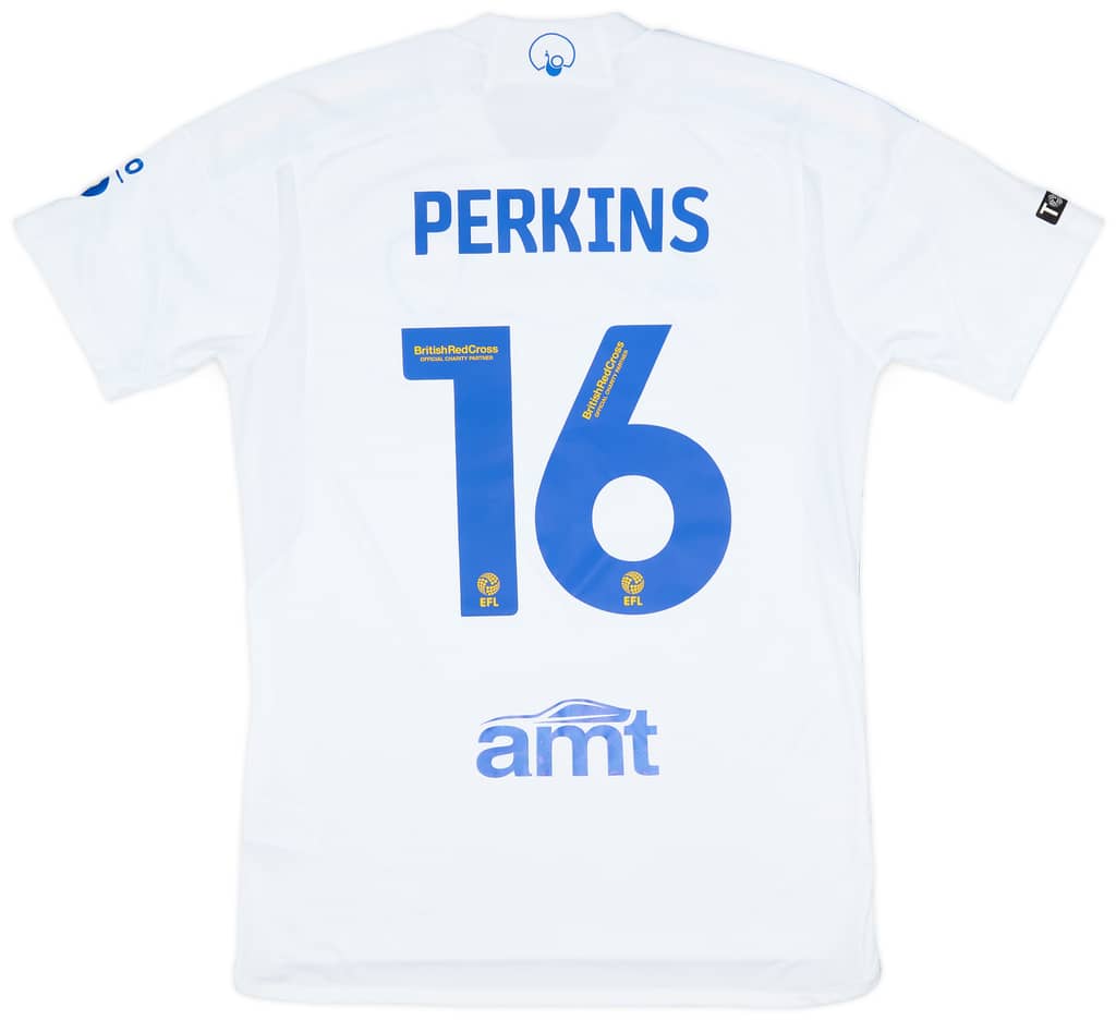 2023-24 Leeds Match Issue Home Shirt Perkins #16