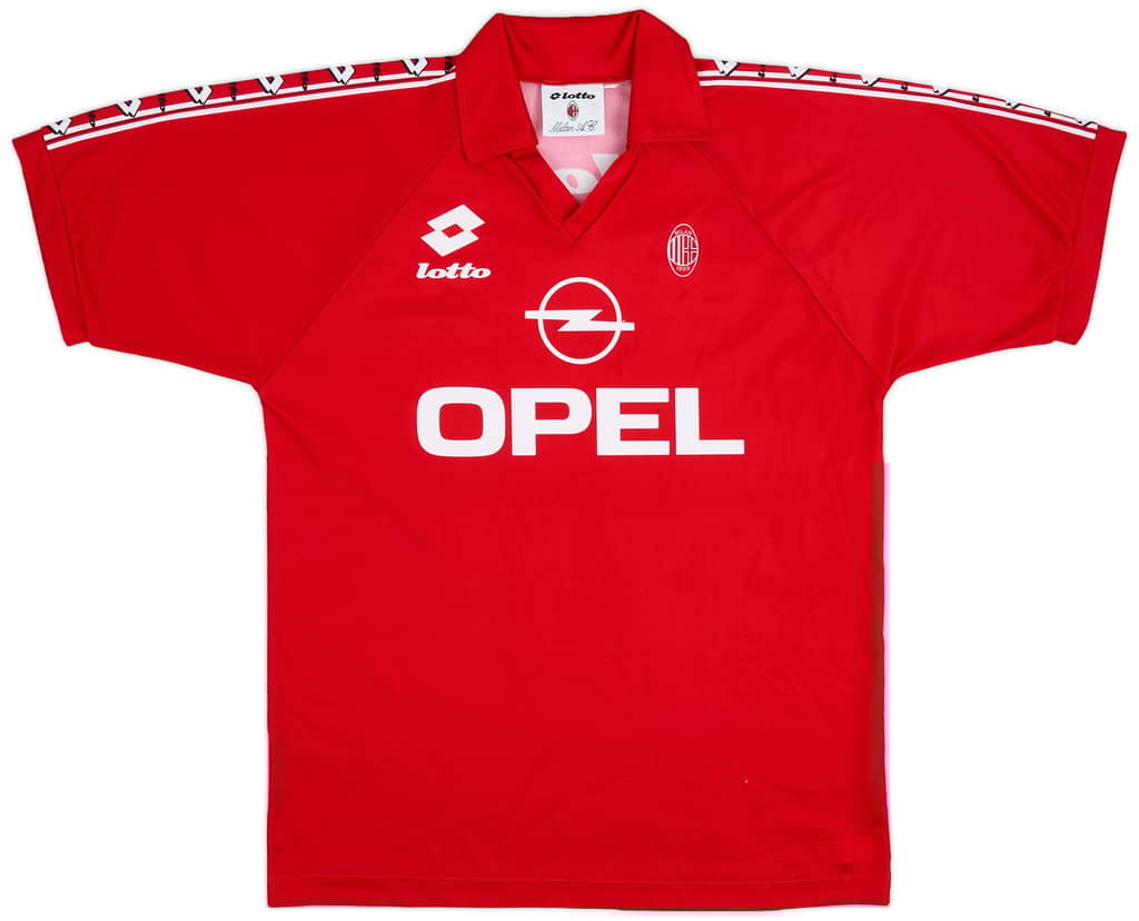 1995-96 AC Milan Lotto Training Shirt - 6/10 - (M)