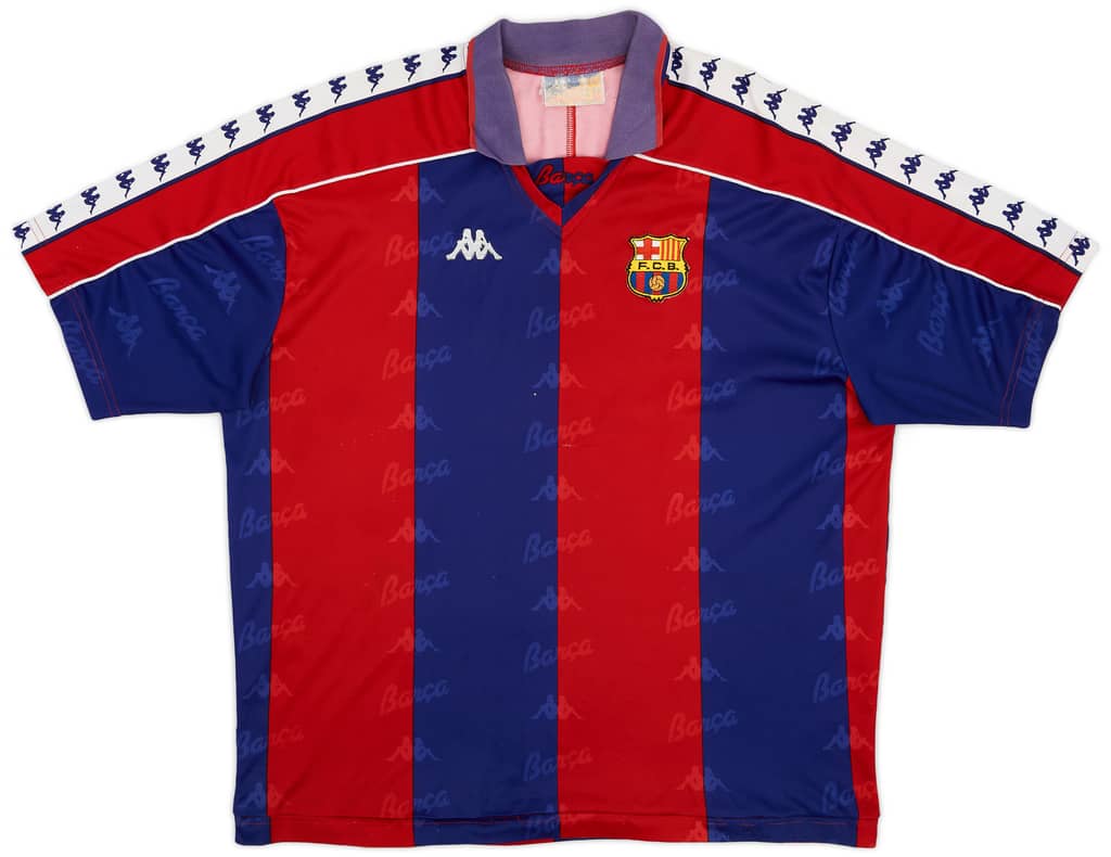 1992-95 Barcelona Home Shirt - 6/10 - (XL)