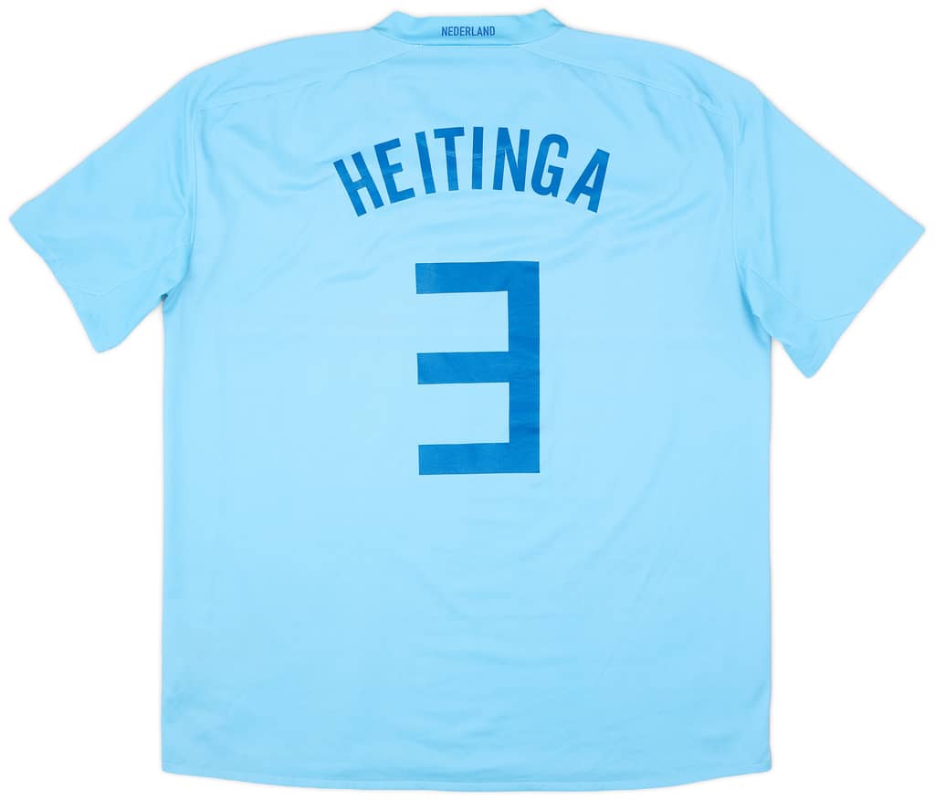 2008-10 Netherlands Away Shirt Heitinga #3 - 7/10 - (XL)