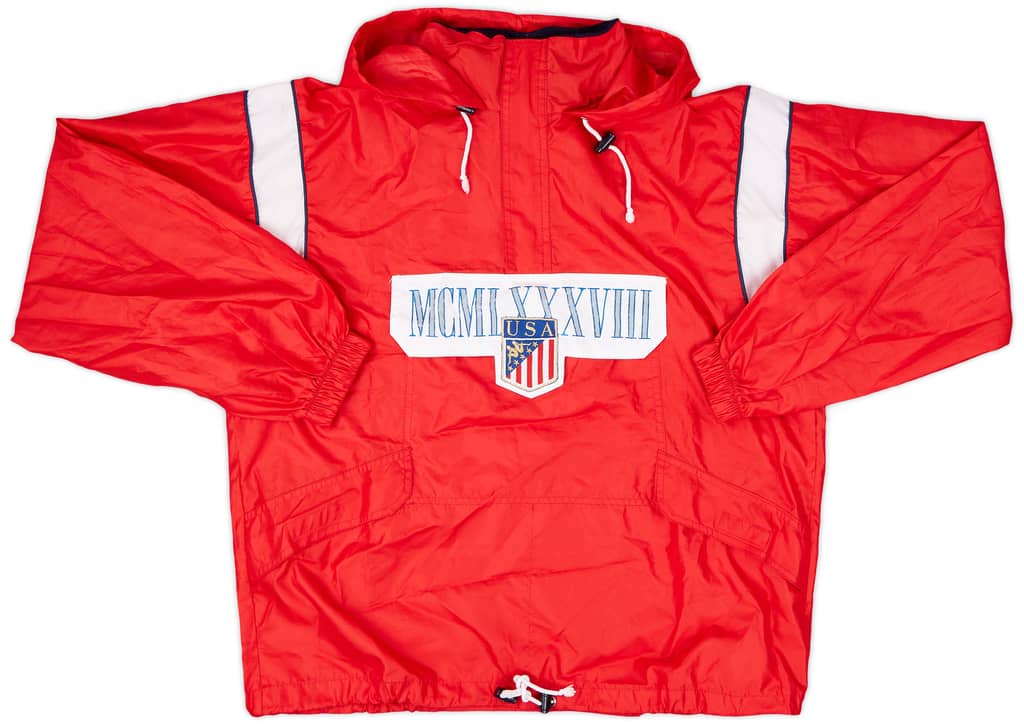 1988 USA Olympics Kappa 1/4 Zip Drill Top - 8/10 - (M)