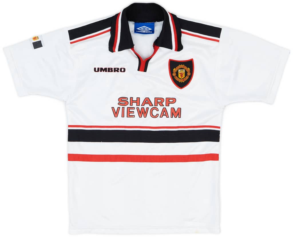 1997-99 Manchester United Away Shirt - 7/10 - (S.Boys)