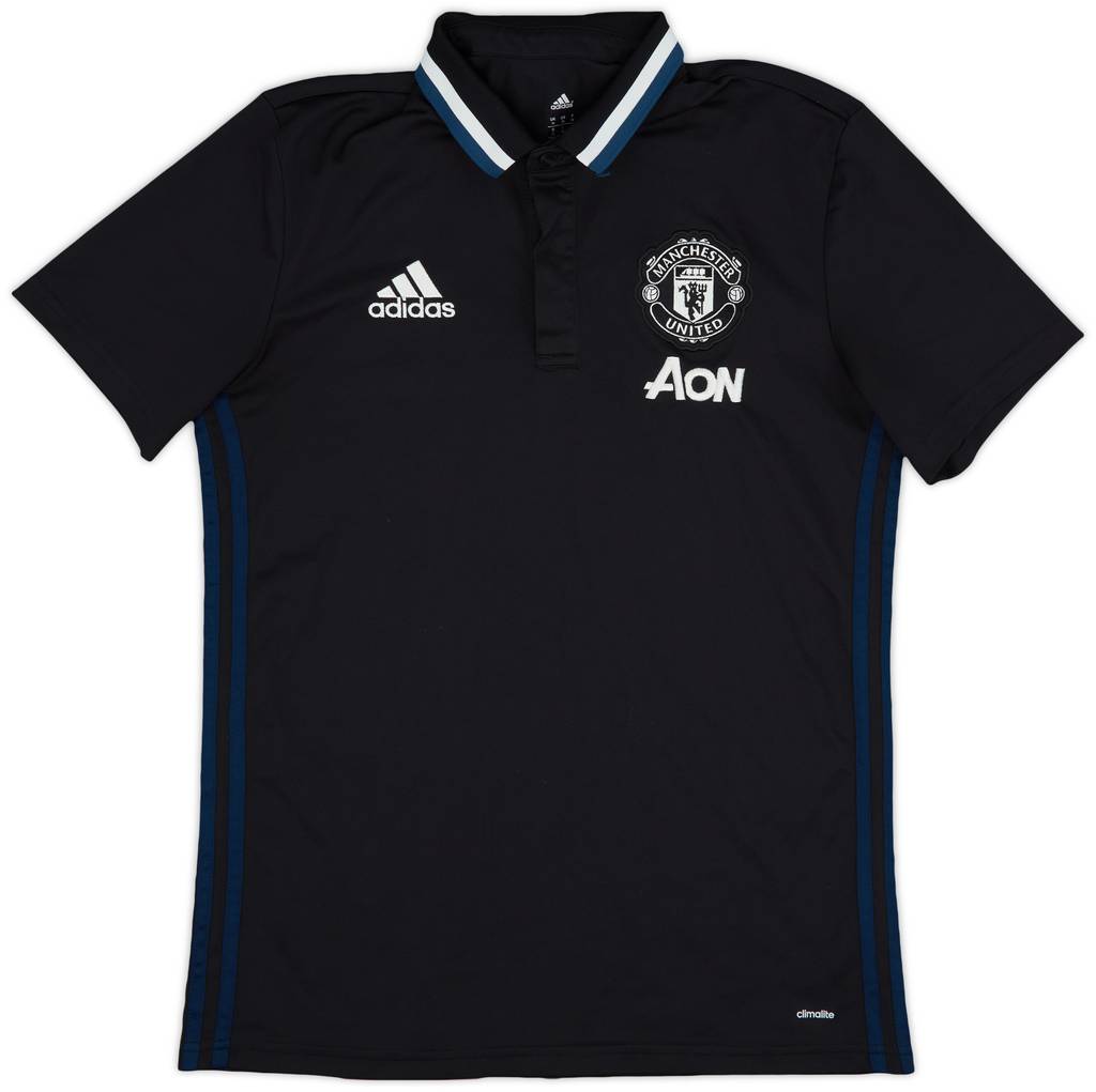 2016-17 Manchester United adidas Polo Shirt - 9/10 - (M)