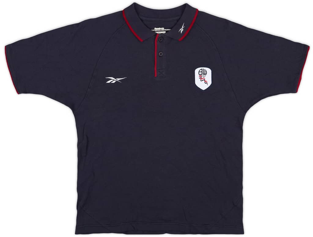 2003-04 Bolton Reebok Polo Shirt - 9/10 - (L.Boys)