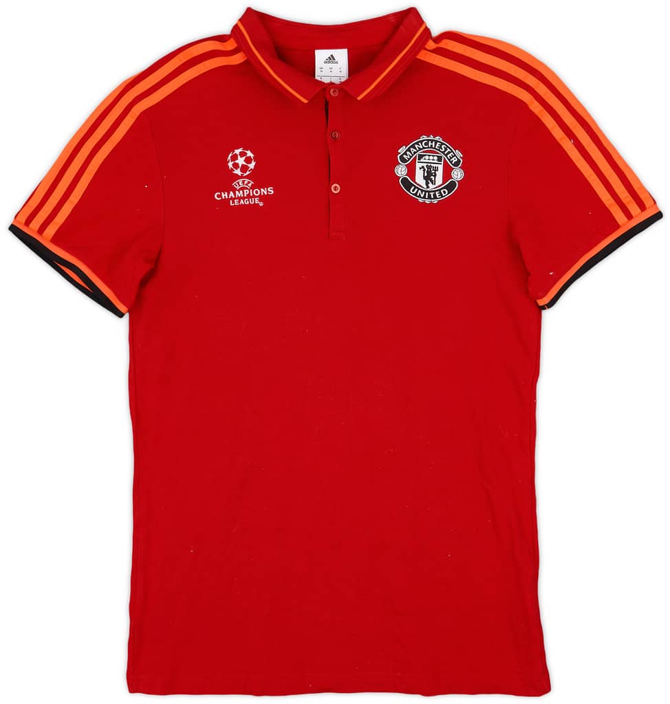 2015-16 Manchester United adidas CL Polo Shirt - 9/10 - (M)