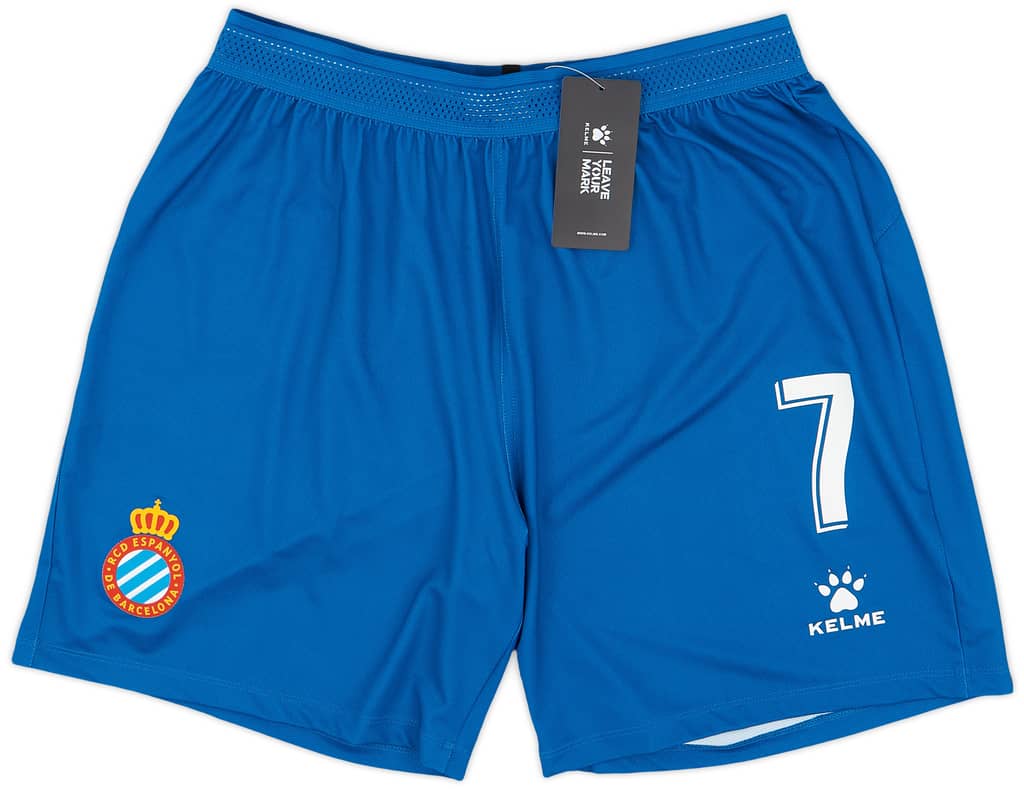 2019-20 Espanyol Home Shorts #7 (Wu Lei)