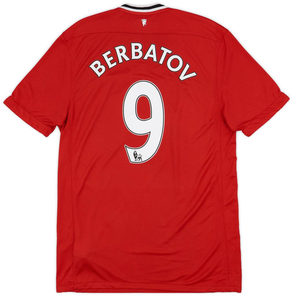 2011-12 Manchester United Home Shirt Berbatov #9 - 6/10 - (L)