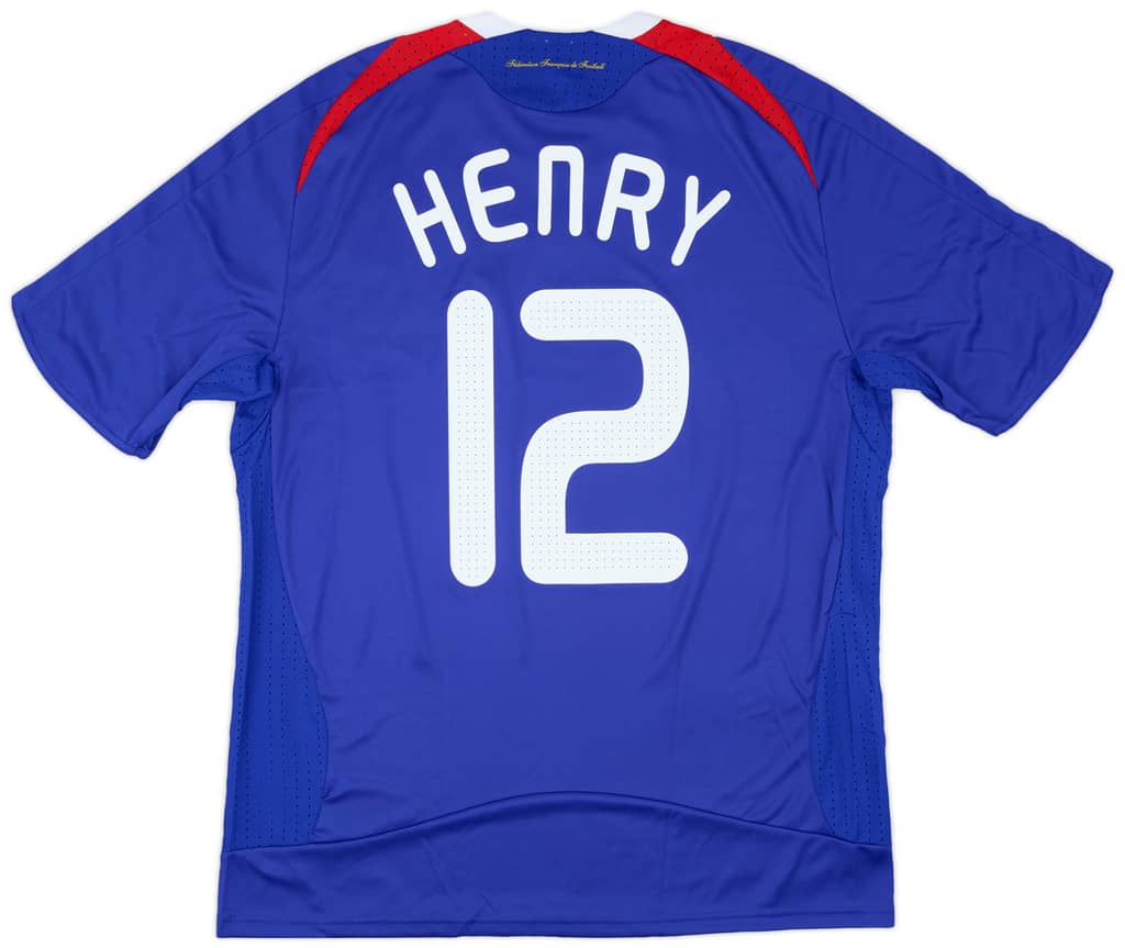 2007-08 France Home Shirt Henry #12 (L)