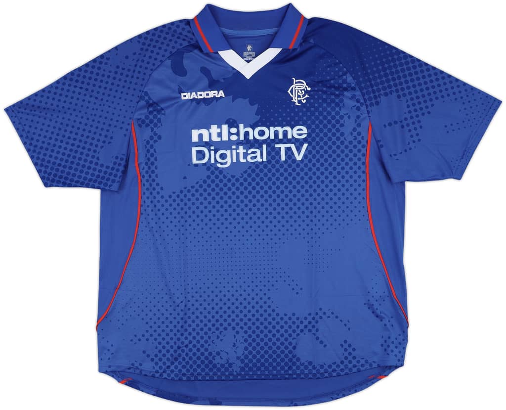 2002-03 Rangers Home Shirt - 9/10 - (XXL)