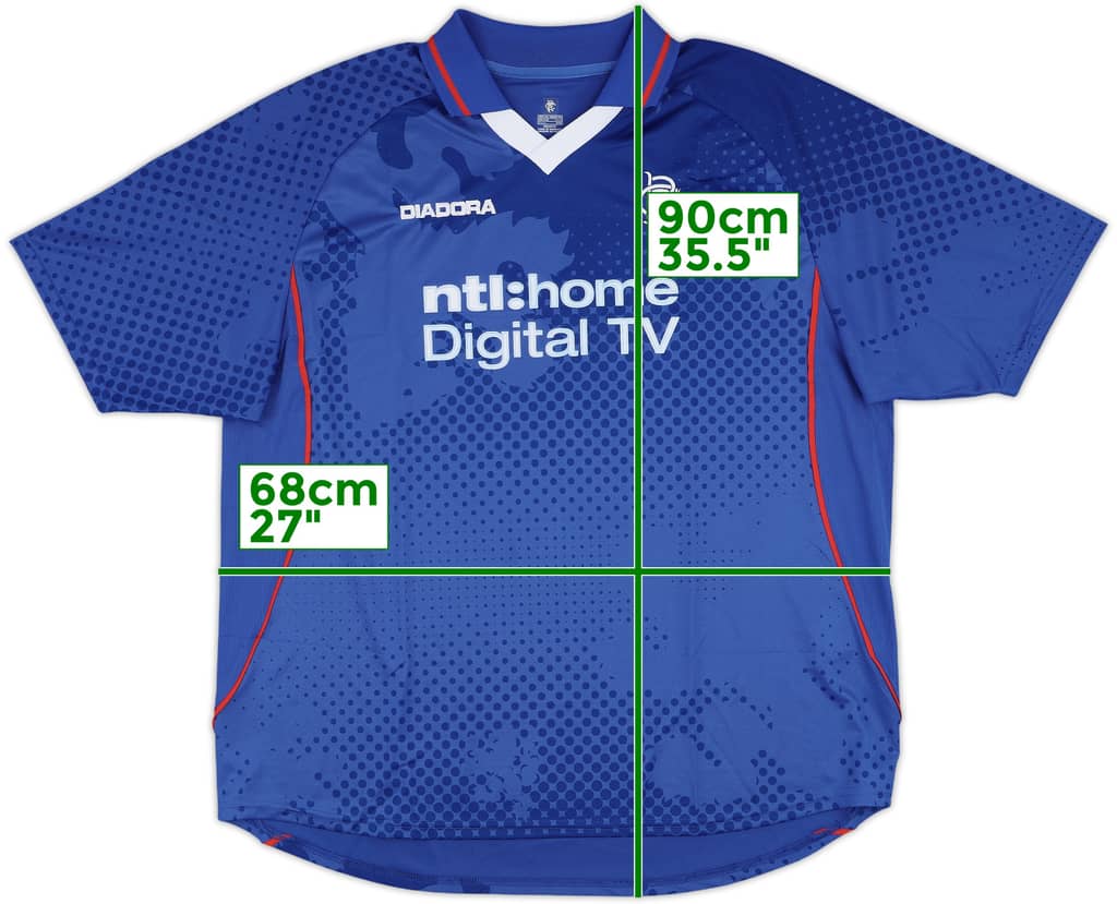 2002-03 Rangers Home Shirt - 9/10 - (XXL)