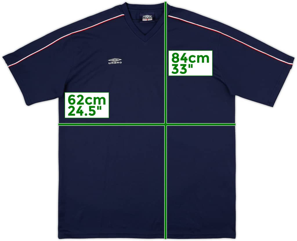 2002-04 England Umbro Training Shirt - 10/10 - (XXL)