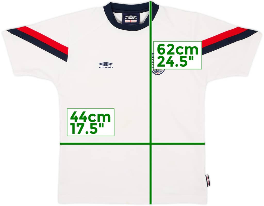 2002-04 England Umbro Training Shirt - 8/10 - (L.Boys)