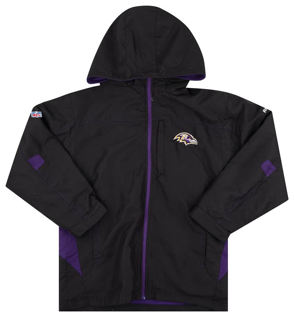 2008-11 Baltimore Ravens Reebok Hooded Jacket Y