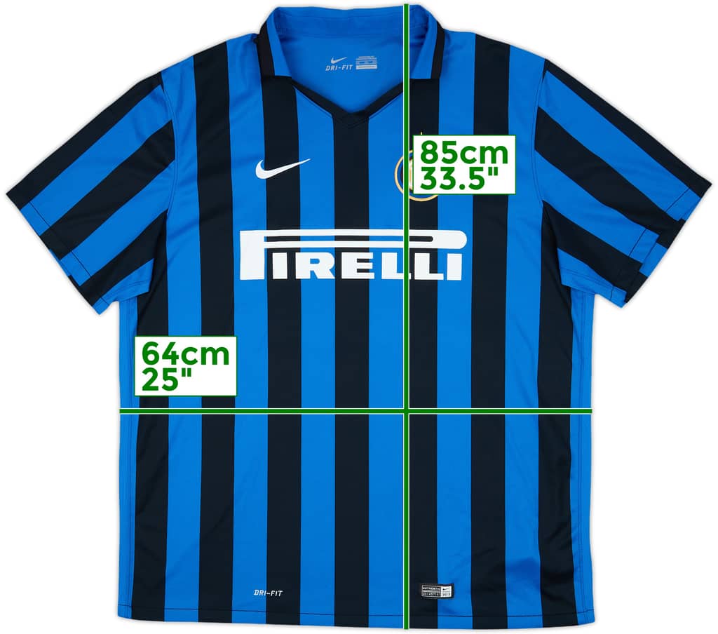 2015-16 Inter Milan Home Shirt - 10/10 - (XXL)