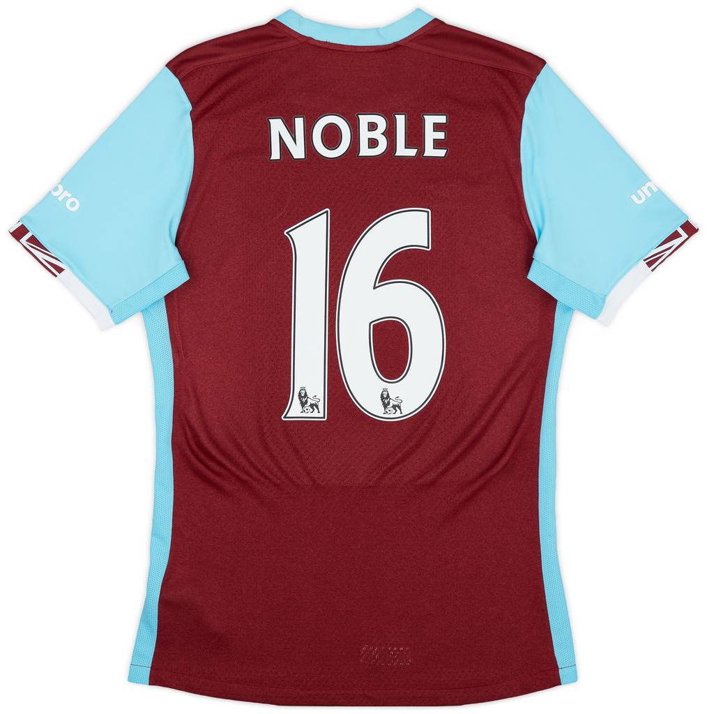 2016-17 West Ham Home Shirt Noble #16 - 6/10 - (S)