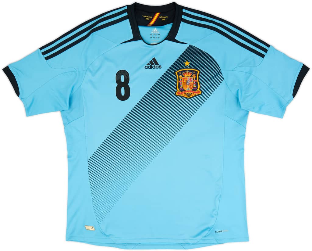 2012-14 Spain Maillot extérieur Xavi #8 - 8/10 - (S)