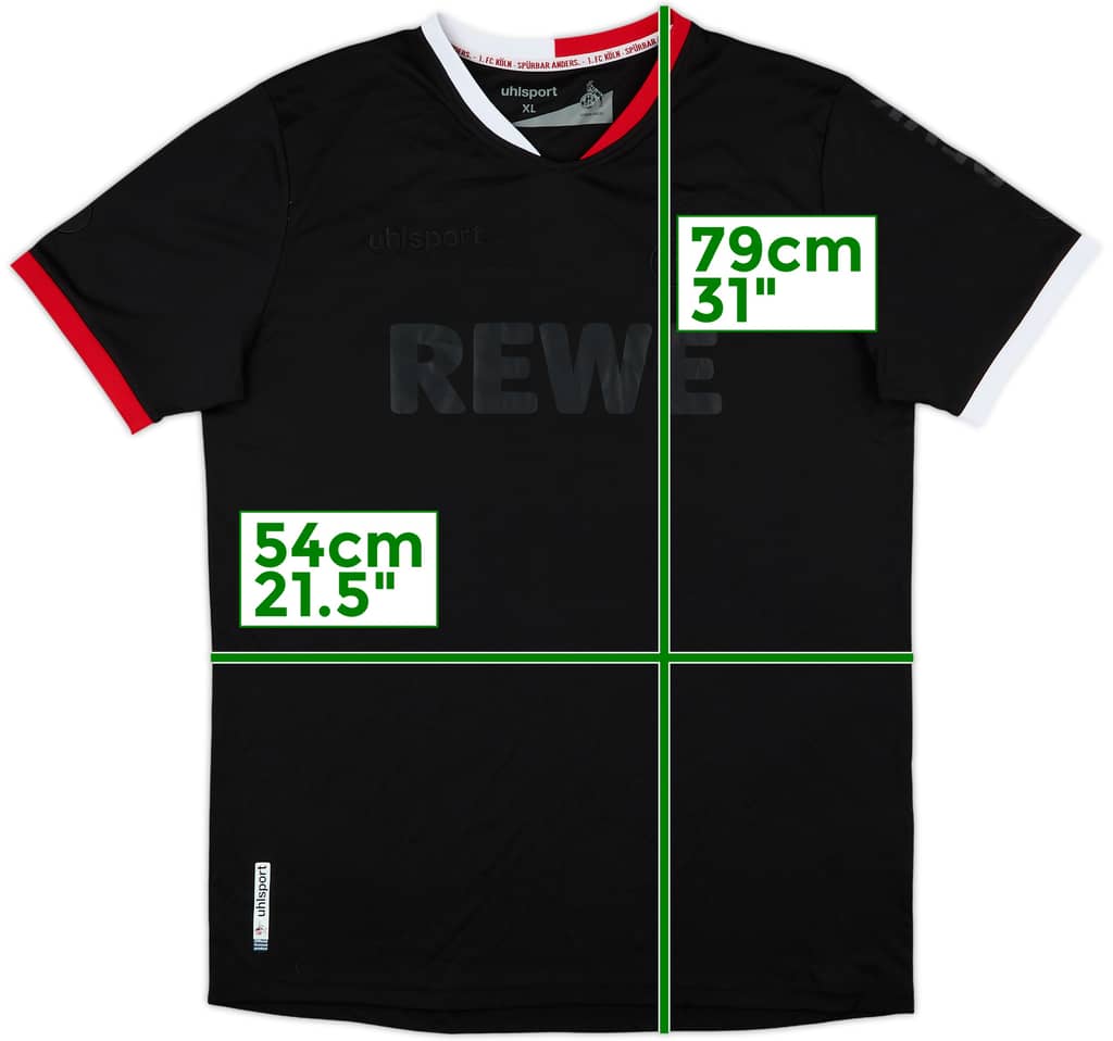 2021-22 FC Koln Third Shirt - 9/10 - (XL)