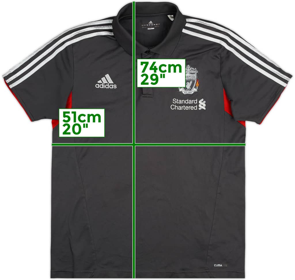 2011-12 Liverpool adidas Polo Shirt - 5/10 - (M/L)