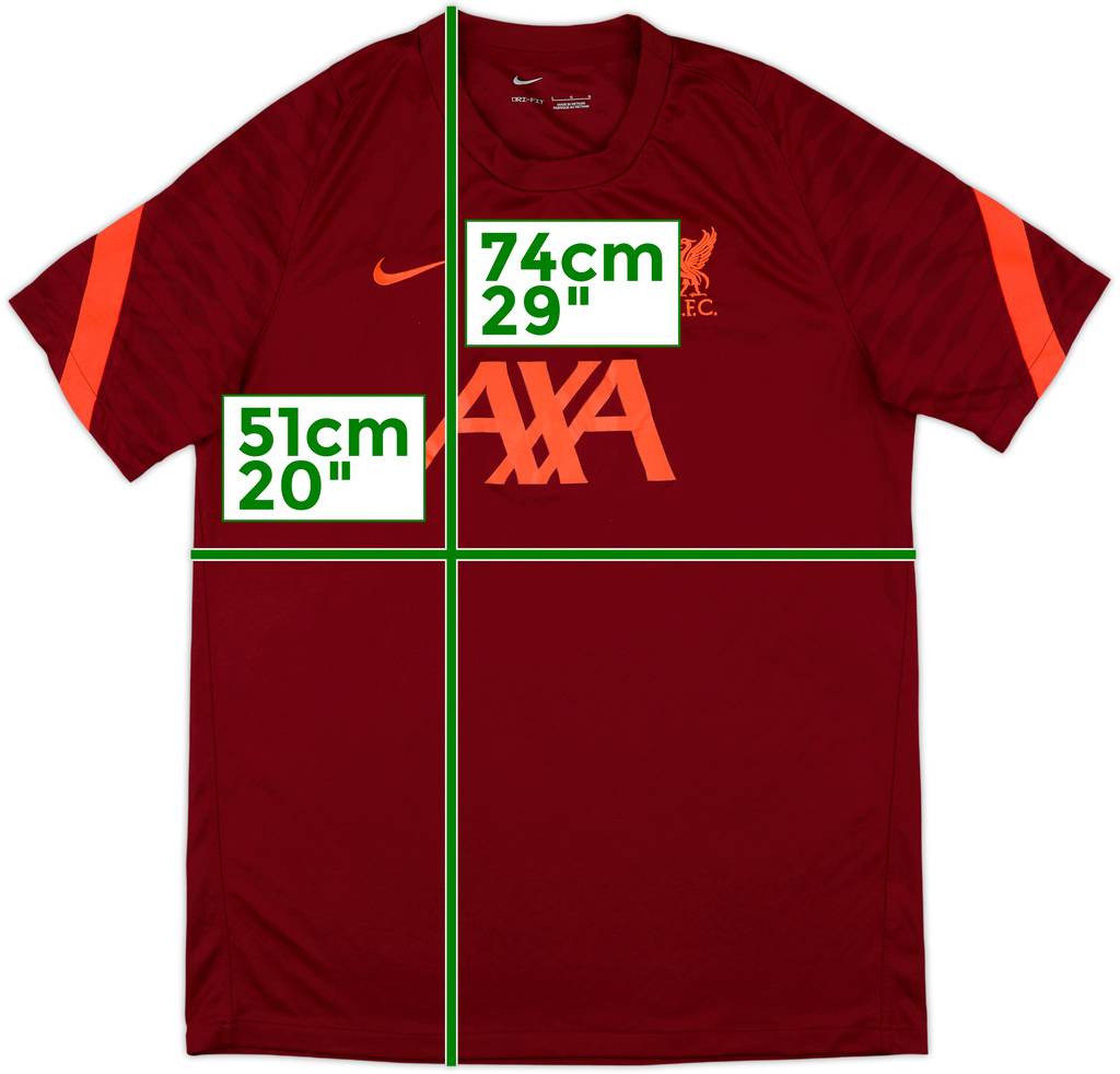 2021-22 Liverpool Nike Training Shirt - 8/10 - (L)