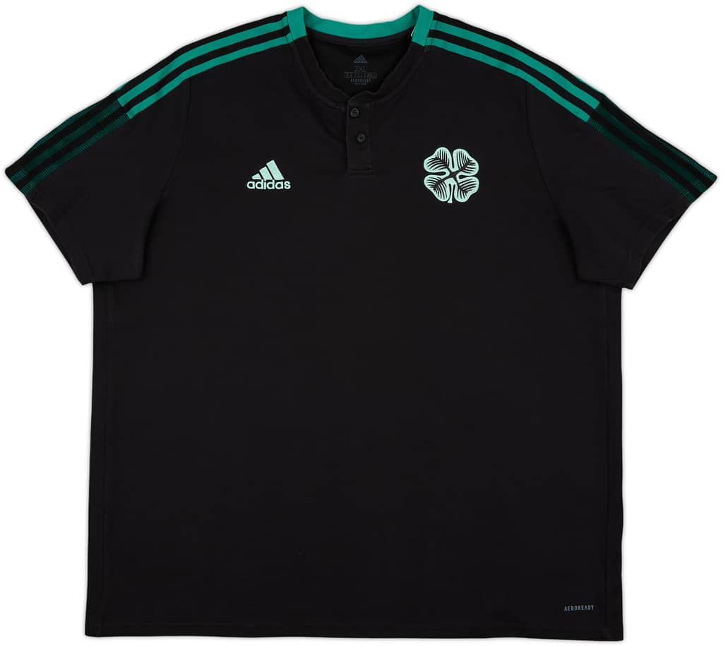 2021-22 Celtic adidas Polo Shirt - 9/10 - (XXL)