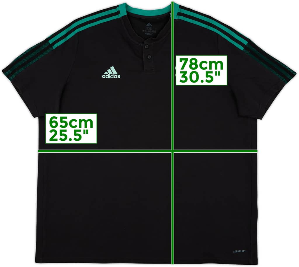 2021-22 Celtic adidas Polo Shirt - 9/10 - (XXL)