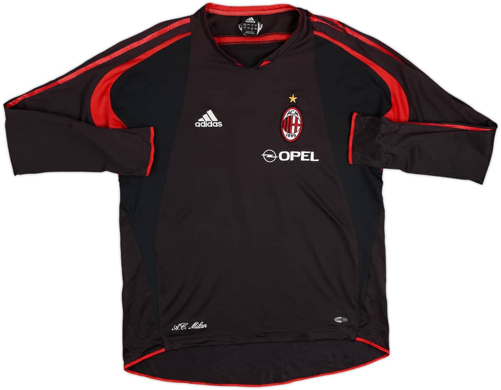 2004-05 AC Milan adidas Training L/S Shirt - 6/10 - (L)