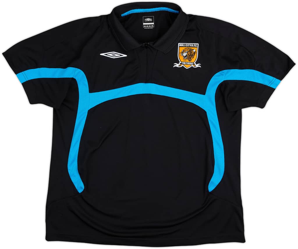Polo con cremallera de 1/4 Umbro del Hull City 2009-10 - 10/10 - (L)