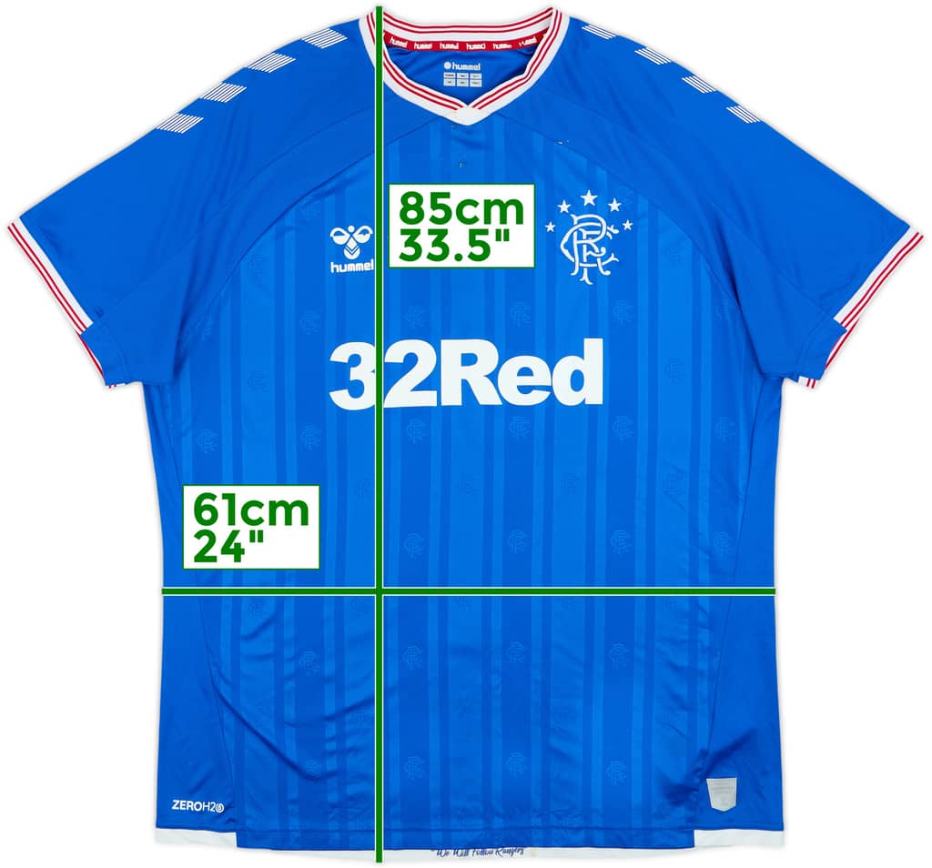 2018-19 Rangers Home Shirt - 4/10 - (3XL)