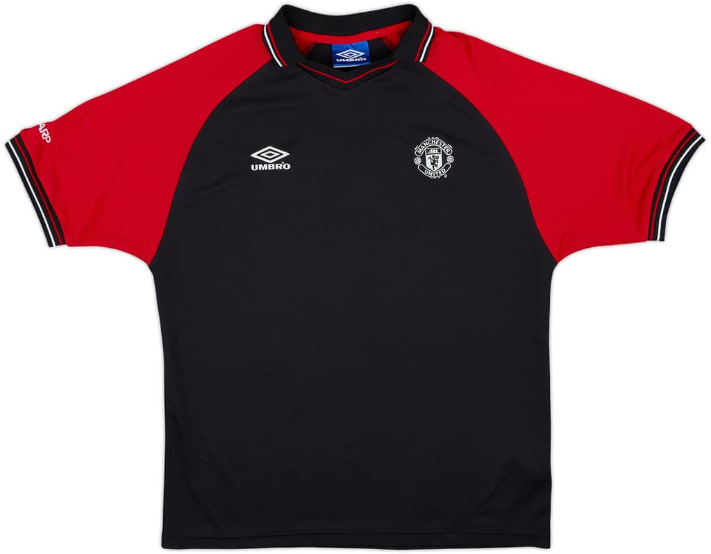 1998-99 Manchester United Umbro Training Shirt - 8/10 - (L)