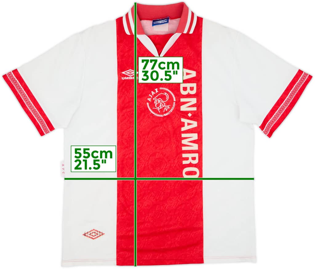 1994-95 Ajax Home Shirt - 8/10 - (XL)