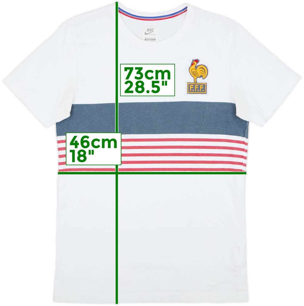 Camiseta de algodón Nike de France 2013-14 - 6/10 - (M)