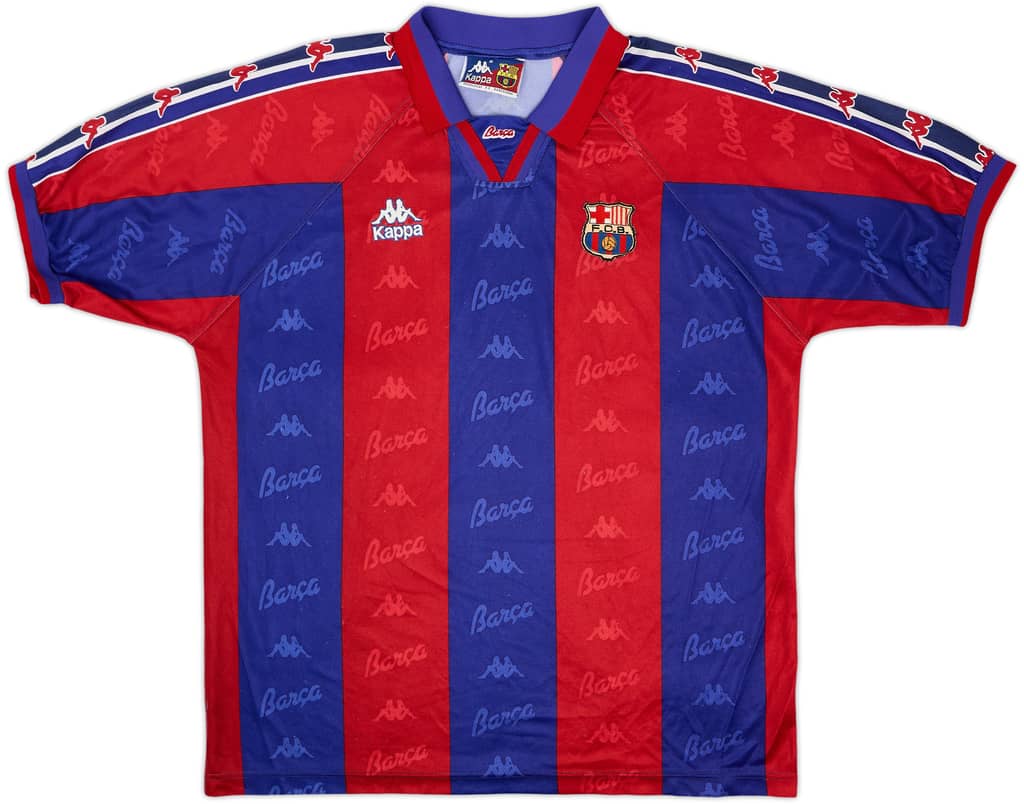 1995-97 Barcelona Home Shirt - 6/10 - (L)