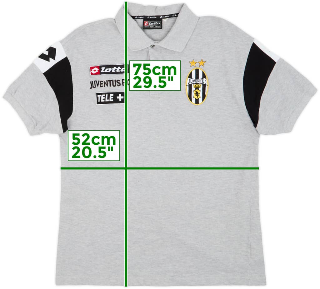 2000-01 Juventus Lotto Polo Shirt - 8/10 - (L)