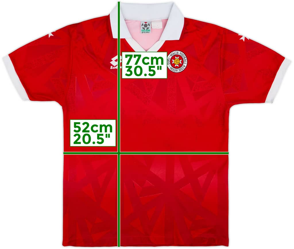 1994-96 Malta Home Shirt - 7/10 - (L)