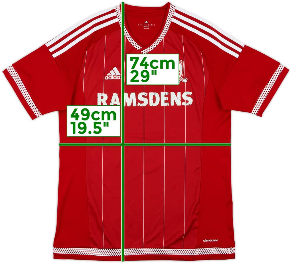 2015-16 Middlesbrough Home Shirt - 5/10 - (M)
