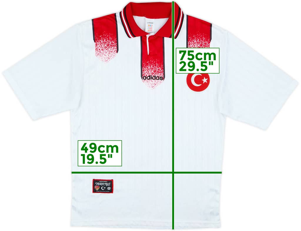 1996-98 Turkey Away Shirt - 6/10 - (M)
