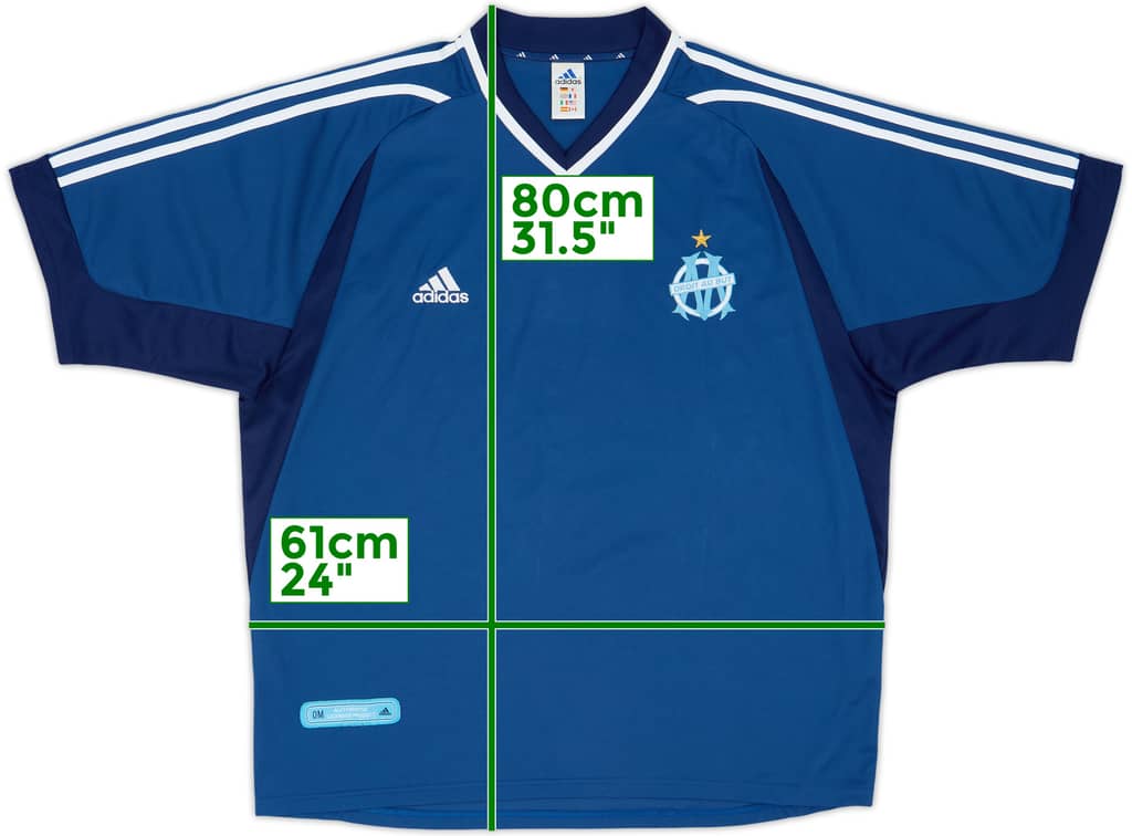 2002-03 Olympique Marseille Third Shirt - 9/10 - (XL)
