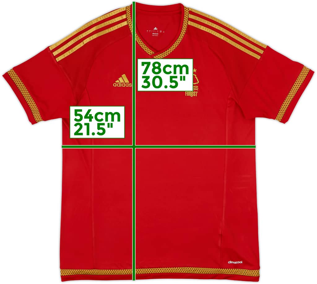 2015-16 Nottingham Forest Home Shirt - 10/10 - (L)