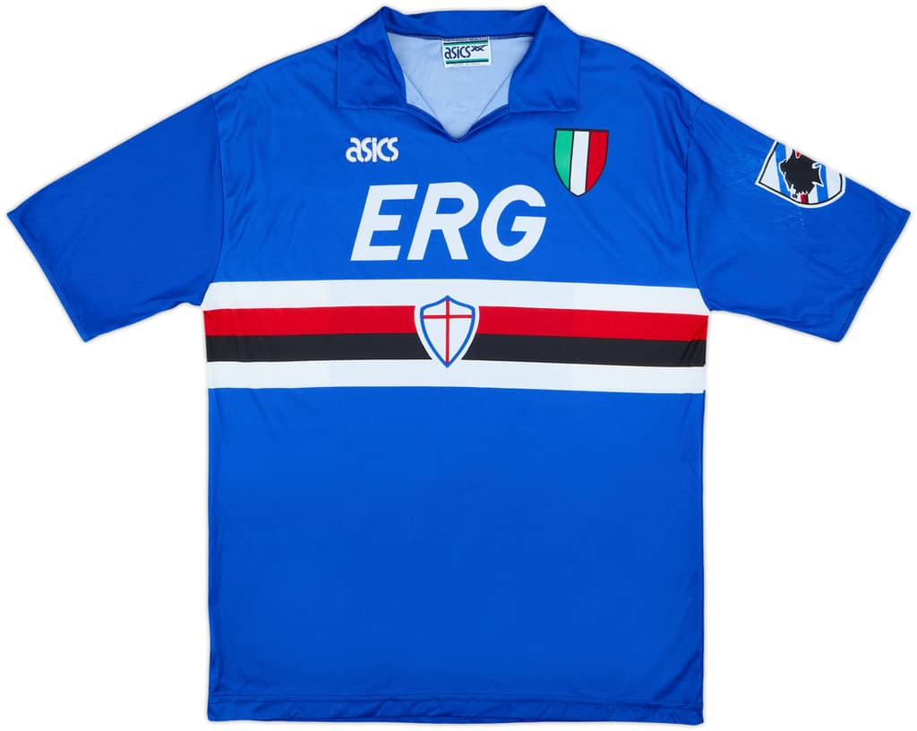 Camiseta de local del Sampdoria 1991-92 - 6/10 - (L)
